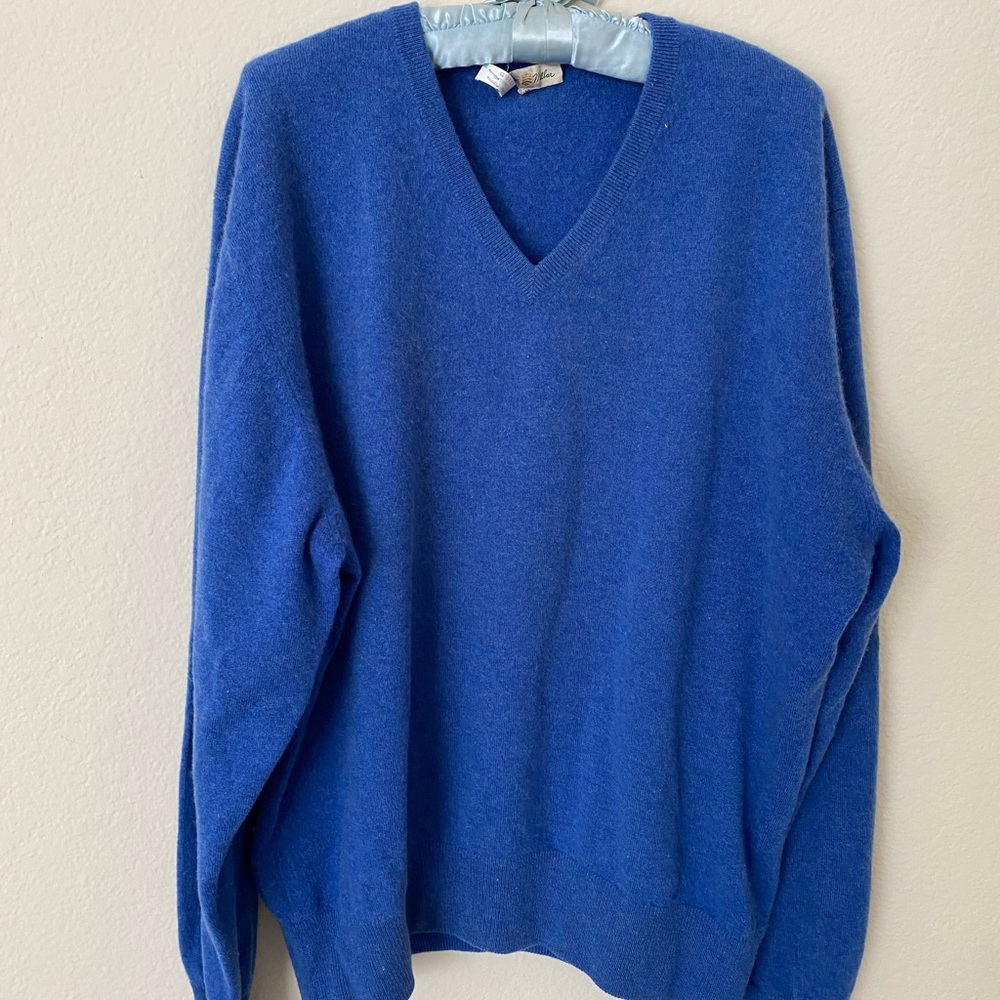 Vintage Cashmere Blue Sweater